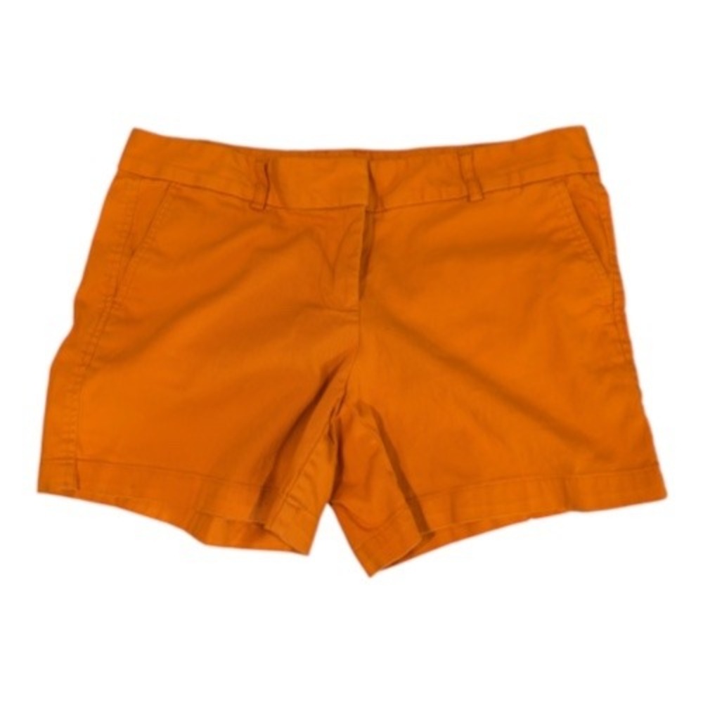 Land'n Sea Womens Orange Chino Shorts Size 6 Stretch Cotton 202073TJ